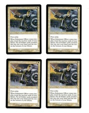 4x Enlistment Officer EX Apocalypse Mtg Magic EDH 4x x4