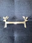 Cast Aluminum Double Reindeer Candle Holder Modern Design Holds 4 Tapers BEAUTY
