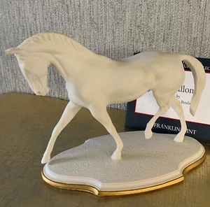 FRANKLIN COMO NUEVO CABALLO DOMA TROTE ALLONGE por PAMELA BOULAY PORCELANA PERFECTA - Imagen 1 de 7