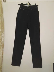 Jeans Versace Couture Vintage Negro 26 ITTIERRA SPA Pierna Recta - Imagen 1 de 12