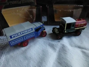 TWO VINTAGE YESTERYEAR MATCHBOX TRUCKS PICKFORDS/B P - Picture 1 of 4