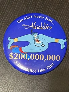 ALADDIN 1992 original Disney pin from animated film with Genie, $200,000,000 - Picture 1 of 2