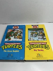 Teenage Mutant Ninja Turtles The Great Boldini VHS Burger King Sky Turtles 1990 - Picture 1 of 8