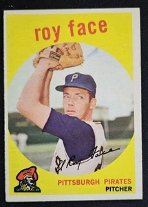 1959 Topps #339 Roy Face Pittsburgh Pirates - Bild 1 von 2
