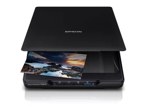 Skaner płaski Epson Perfection V39II, kompaktowy skaner A4 ze zintegrowanym S - Zdjęcie 1 z 6