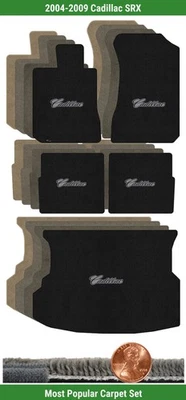 Juego de alfombrillas Ultimat personalizadas para Cadillac SRX 2004-2009 con logotipo (5 piezas) #3MG Foto 1 de 4