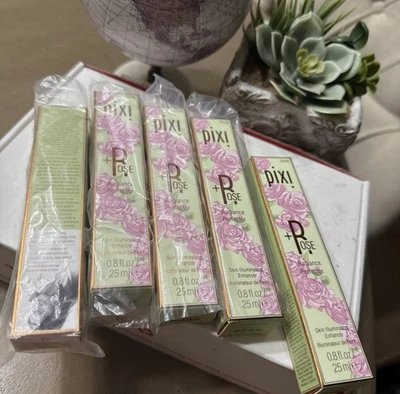 5 Pixi + Rose Radiance Perfector Skin Illuminating Enhancer Pink Pearl .8oz - K4 - Image 1 of 4