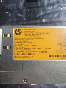 Alimentatore server HP HSTNS-PL18 750W - 506821-001. #y9 - Foto 1 di 2