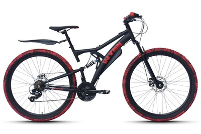 WYNN Mountainbike Fully 27,5 Zoll FLY1.0 Rahmenhöhe 46 cm Damen Herren 21 Gänge - Bild 1 von 4