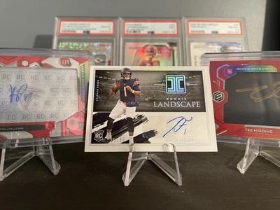 2021 Impeccable Rookie Landscape Justin Fields #RL-JF Silver 35/35 (AU, RC) - Image 1 of 2