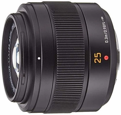Panasonic LEICA DG SUMMILUX 25mm/F1.4 II ASPH. Lente Prime estándar negro... - Imagen 1 de 4