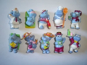 KINDER SURPRISE SET - HAPPY HIPPOS CRUISE 1992 - FIGURES COLLECTIBLES FIGURINES - Picture 1 of 1