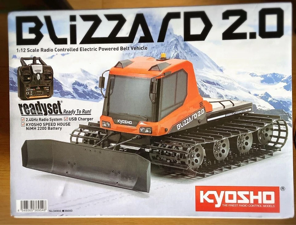 Kyosho 34902D 1/12 BLIZZARD 2.0 Electric Belt Vehicle Readyset with