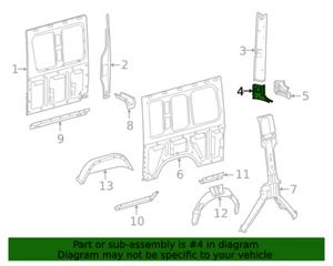 Mercedes Benz Right Lower Pillar A9066364510 - Picture 1 of 3