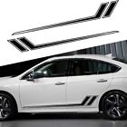 2pcs 68.11x8.66inch Stipe Side Body Car Decals  for All Car SUV Vehicles