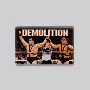 DEMOLICIÓN - IMÁN NEVERA 2"x3" (cartel de lucha libre vintage no los guerreros de la carretera - Imagen 1 de 3