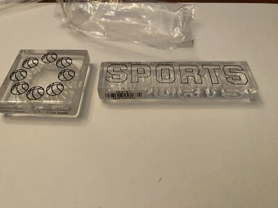 Новый блок акриловых марок и мячи Provo Craft Word «Sports» - Изображение 1 из 4