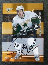 2001-02 BAP Signature Series Autographs Gold 155 Pat Verbeek