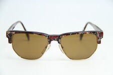 Rare Vintage Vuarnet 438 Red Sunglasses PX2000 Brown Lens