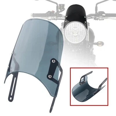 Smoke Front Windshield Windscreen For Triumph Bonneville 2001-2017 SE T100 T120 - Image 1 of 4