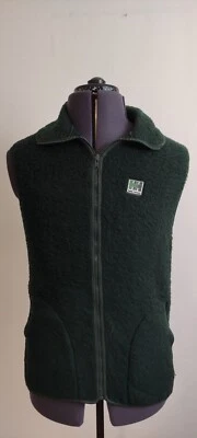 Helly Hansen Mens Vintage Made in Norway Full Zip Jumper Green Fuzzy M - Image 1 of 4