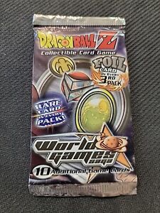Dragon Ball Z CCG World Games Saga Sealed Card Game Booster Pack 10 Cards Score