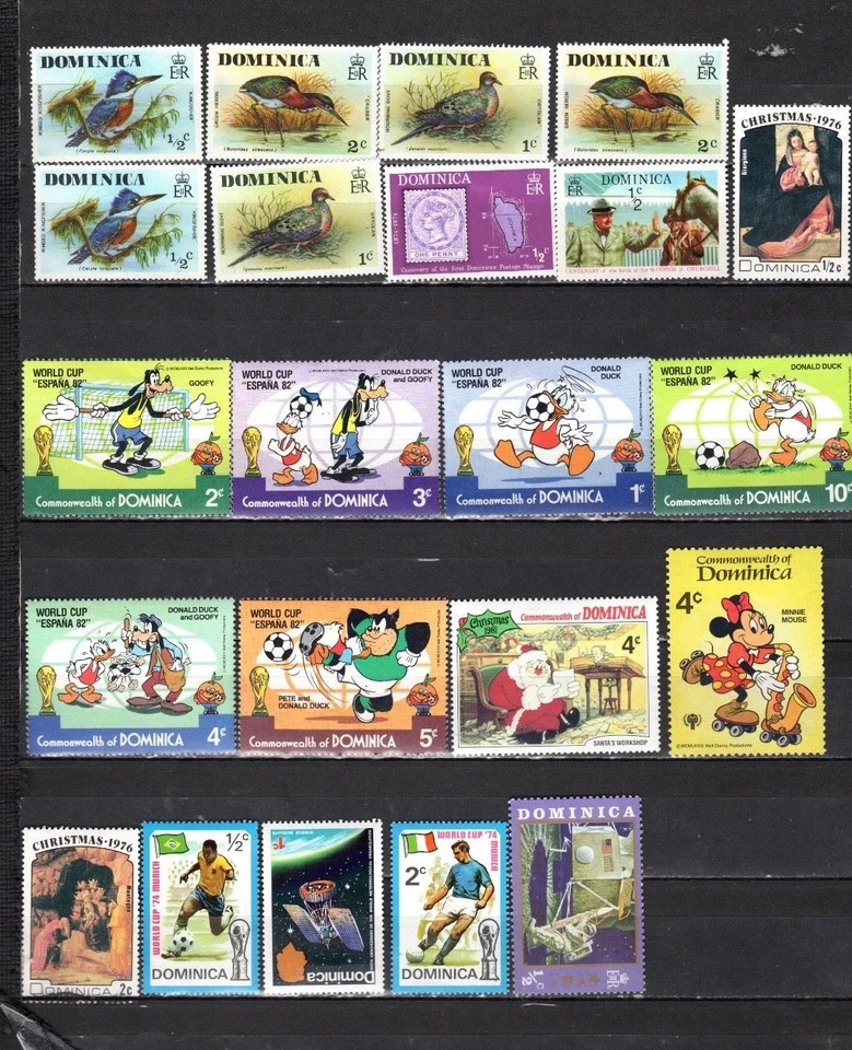 Dominica - Lot Of Early Unused Stamps (DR28) - Image 1 of 1