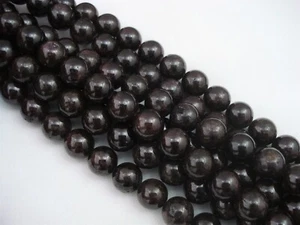 Garnet 10mm Round Beads 35cm Strand DIY Bracelets Necklaces - Bild 1 von 1