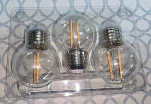 EcoSmart 3PACK-G16.5 LED DIMMABLE SOFT WHITE 3.5W 250LUMENS G16.5C3E26927Z - Picture 1 of 5