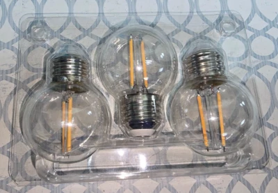 EcoSmart 3PACK-G16.5 LED DIMMABLE SOFT WHITE 3.5W 250LUMENS G16.5C3E26927Z - Image 1 of 4