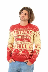 National Lampoon Xmas Vacation Shitter's Full Unisex Ugly Christmas Sweater - Picture 1 of 4