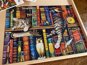 Rompecabezas Charles Wysocki FREDERICK EL ALFABETIZADO Gato 750 Piezas Completo - Imagen 1 de 3