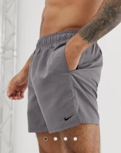 Nike Swimming exclusive volley super short swim short in grey,size S - Picture 1 of 6