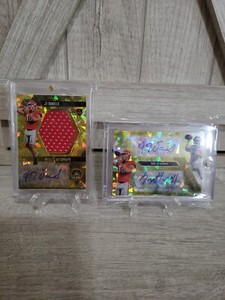 2021 Super Glow TRUE #1/1 JT Daniels Auto Relix X & #1/1 Sam Howell Auto Sealed