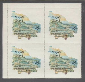 Norfolk Island 1975 Kingston 150th Anniv Second Settlement block 4 s a stamps. - Picture 1 of 2