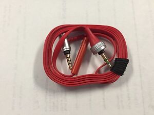 Sony MDR-X10 Headphones RED Original Audio Remote Mic Volume Control Cable ONLY