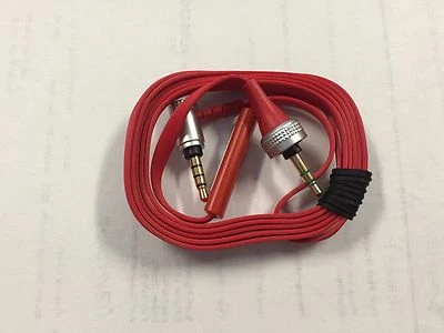 Sony MDR-X10 Headphones RED Original Audio Remote Mic Volume Control Cable ONLY - Image 1 of 2