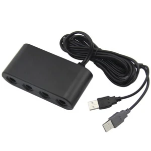Adaptateur Filaire 4 Manettes GameCube pour Wii U, Switch ou PC Windows 7/8/10 - Photo 1/5