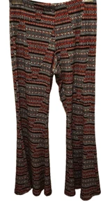 Pantalones Xhilaration Mujer Medianos Patrón Geométrico Boho Campana Parte Inferior/Palazzo - Imagen 1 de 3