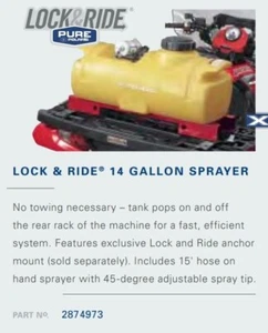 NOS OEM Polaris Sportsman Ranger Electric 14 Gallon Sprayer # 2874973 - Picture 1 of 11