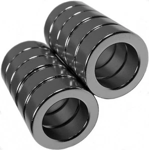 3/4" x 1/2 x 1/4" Rings - Neodymium Rare Earth Magnet, Grade N48 - Picture 1 of 1