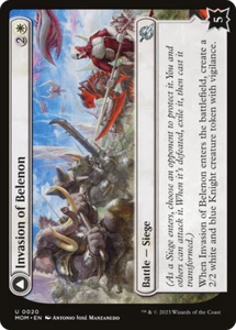 x4 Invasion of Belenon // Belenon War Anthem MOM MTG 0020 UNCOMMON M/NM 4x - Picture 1 of 2