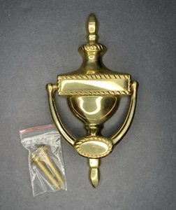 Brass Door Knocker 8 Inches - Picture 1 of 3