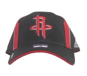 NBA Houston Rockets Multi-Color One Size Stretch Fitted Hat By adidas - Picture 1 of 4