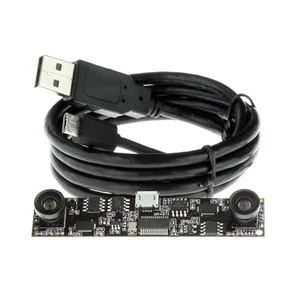 Webcamera 1.0Megapixel Dual Lens USB Camera Module w/ OV9712 Color CMOS Sensor - Picture 1 of 5