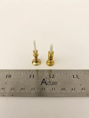 Candelabros miniatura para casa de muñecas Foto 1 de 4