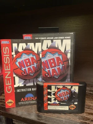 NBA Jam Sega Genesis CIB Excellent Condition - Image 1 of 4