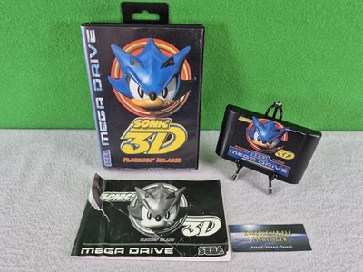 Sonic 3D: Flickies' Island  Sega Mega Drive !! Gut / normale Gebrauchsspuren - Bild 1 von 4