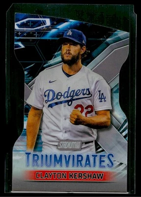 Clayton Kershaw 2023 Stadium Club #T-24 Triumvirates - Image 1 of 2