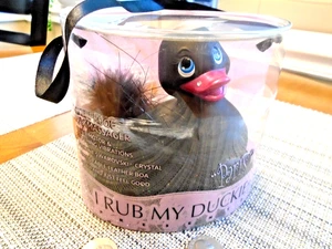 I Rub My Duckie -Original  Personal Massager -Black Paris Duck waterproof - Picture 1 of 5